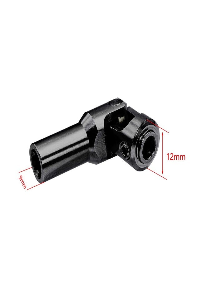 FACCNOY Steel Cut to Length Driveshaft Universal Joint Drive Shaft for 1/10 RC Crawler LCG Rigs Sportys Scalers Capra SCX10 Pro 68-229mm, 2PCS (Black) - Image 4